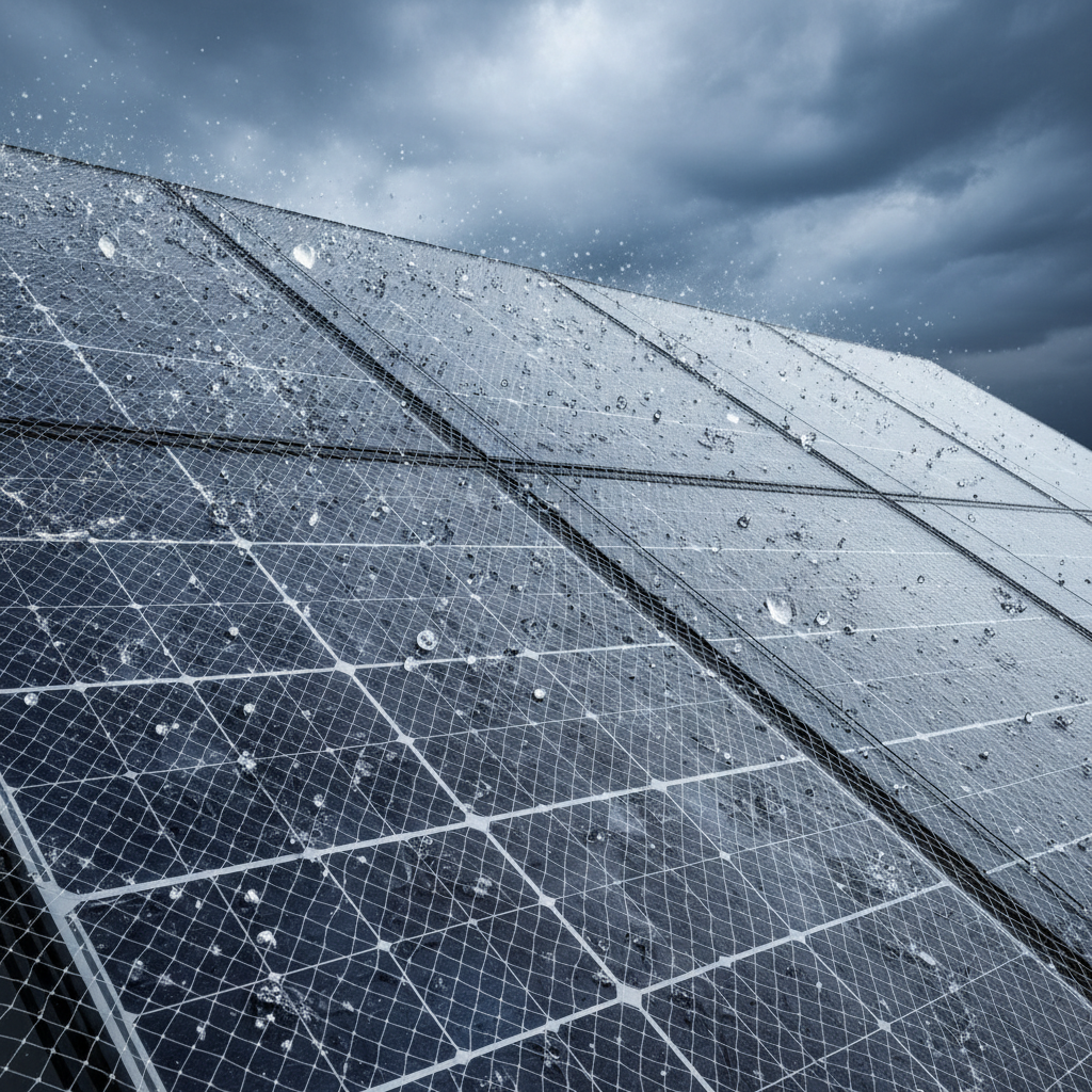 I pannelli fotovoltaici resistono alla grandine? Guida a durabilità, protezioni e assicurazioni
