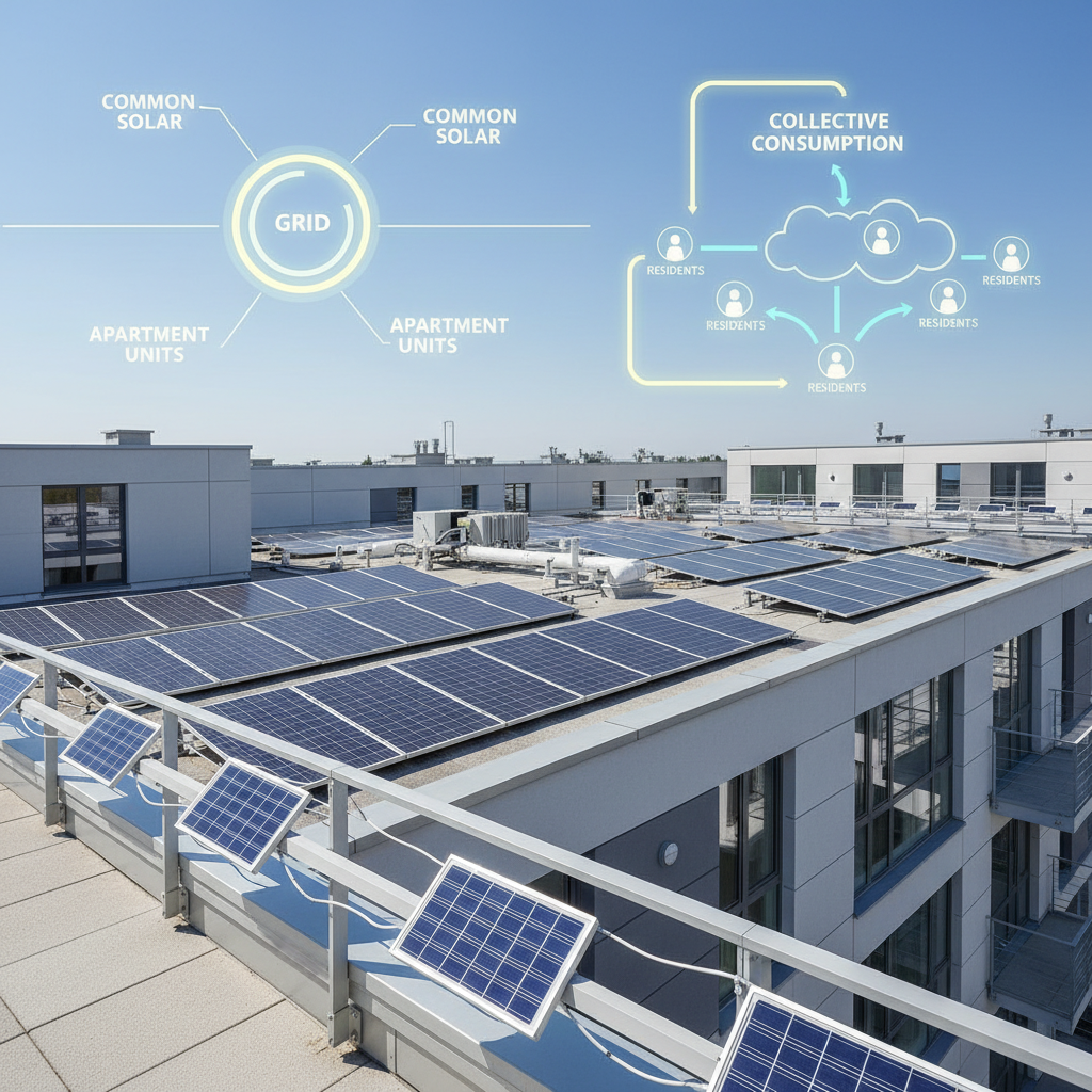 Fotovoltaico in condominio: installare pannelli su tetto comune o balcone (Normativa 2025)